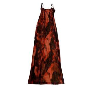 JGR & STN Gabrielle Maxi Dress in Abstract Print Red